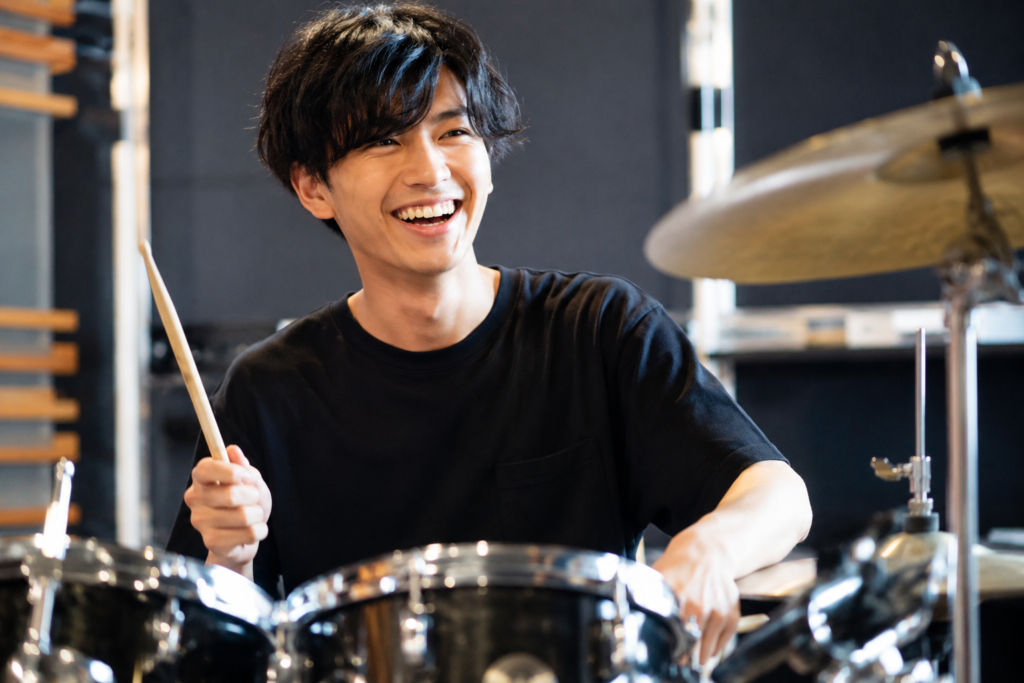 荻窪のミューキャンミュージックスクールでドラムを習う生徒さん