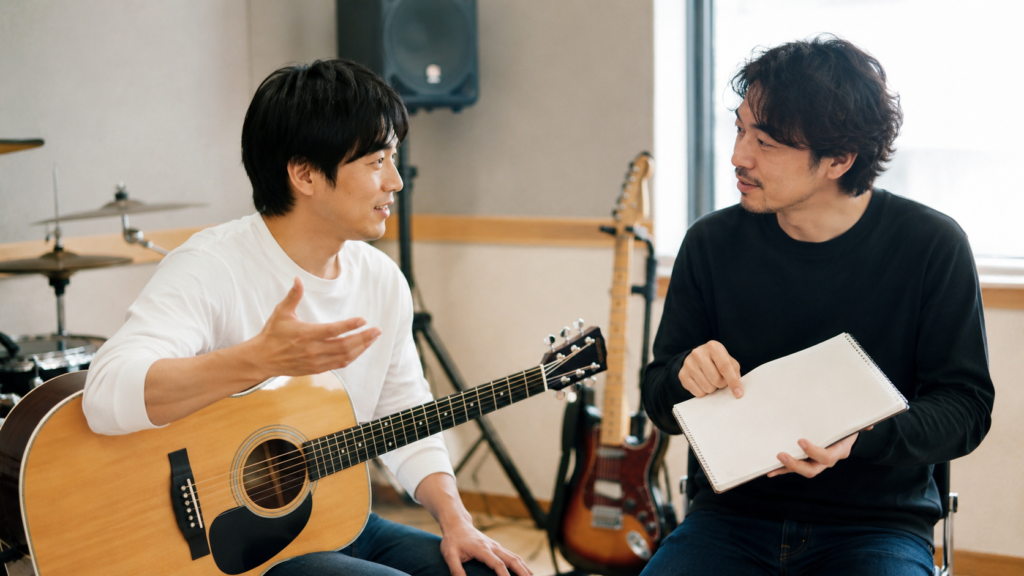 ギター教室の月謝とレッスン時間を確認する初心者