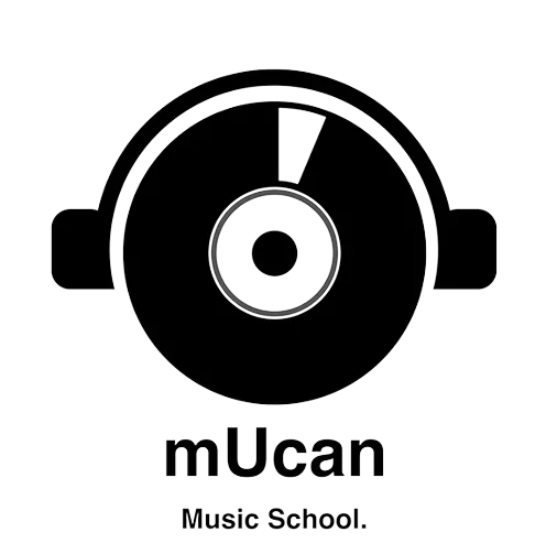 mUcan Music School. ミューキャンミュージックスクールのロゴ